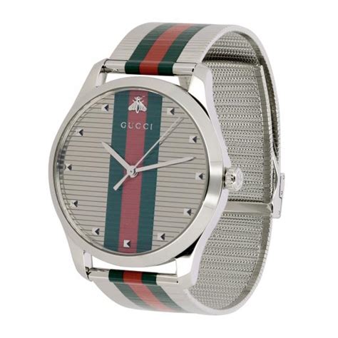 gucci silver watch men|discount Gucci watches for men.